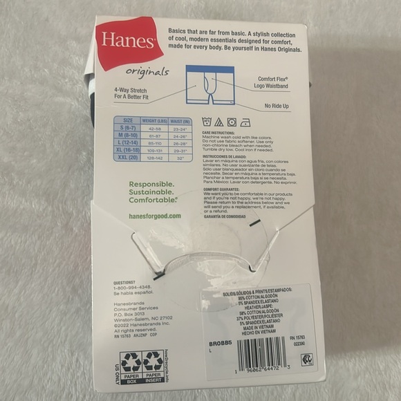 Hanes Boys Stretch Boxer Briefs - Picture 4 of 7